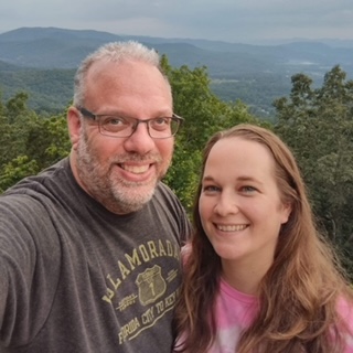 reader and her husband.