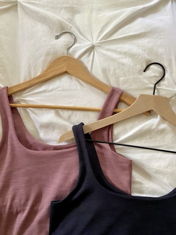 two beyond yoga tank tops.