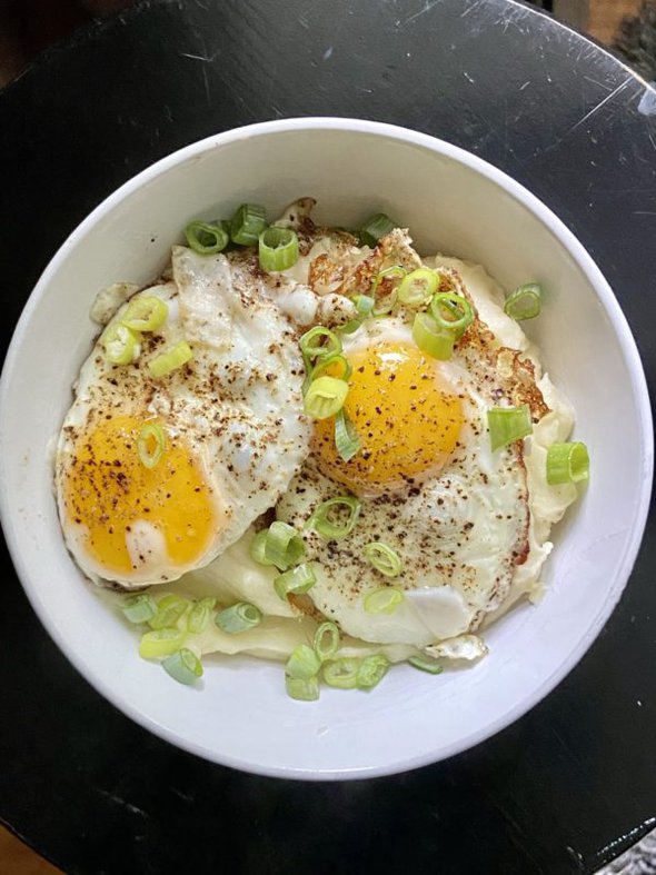 mahsed potato bowl.