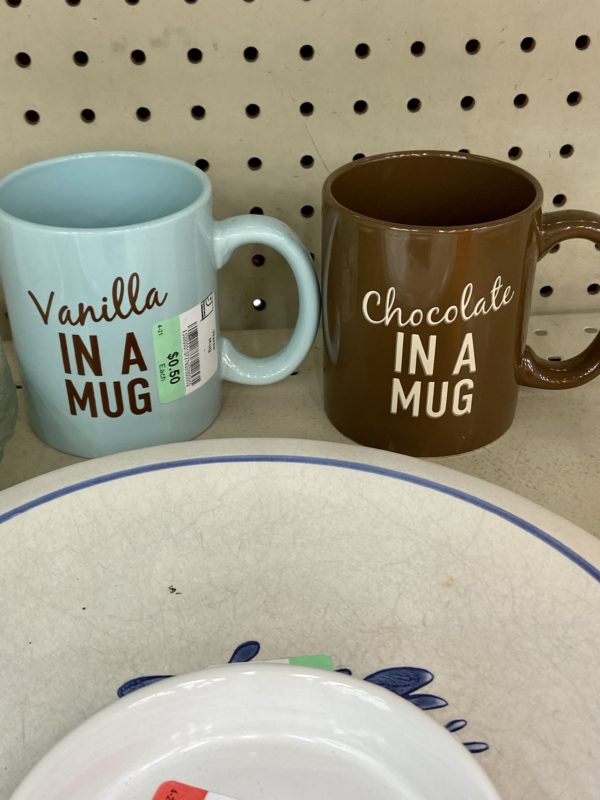 mugs at Goodwill.
