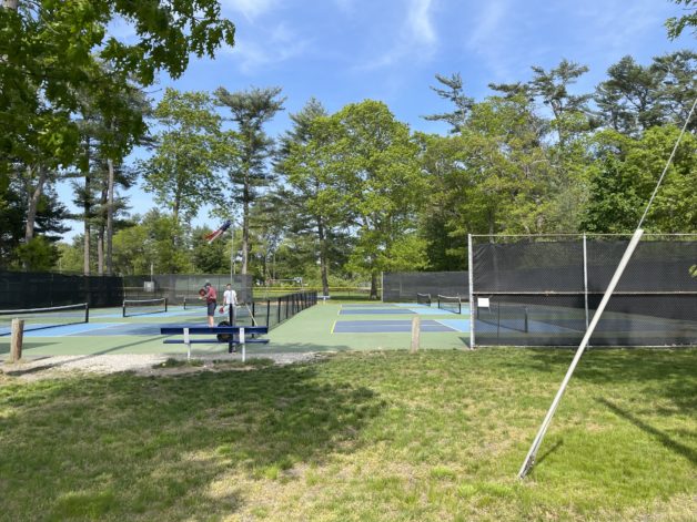 pickleball courts.