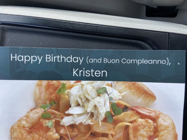 birthday coupon.