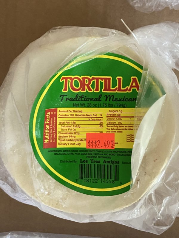 corn tortillas.