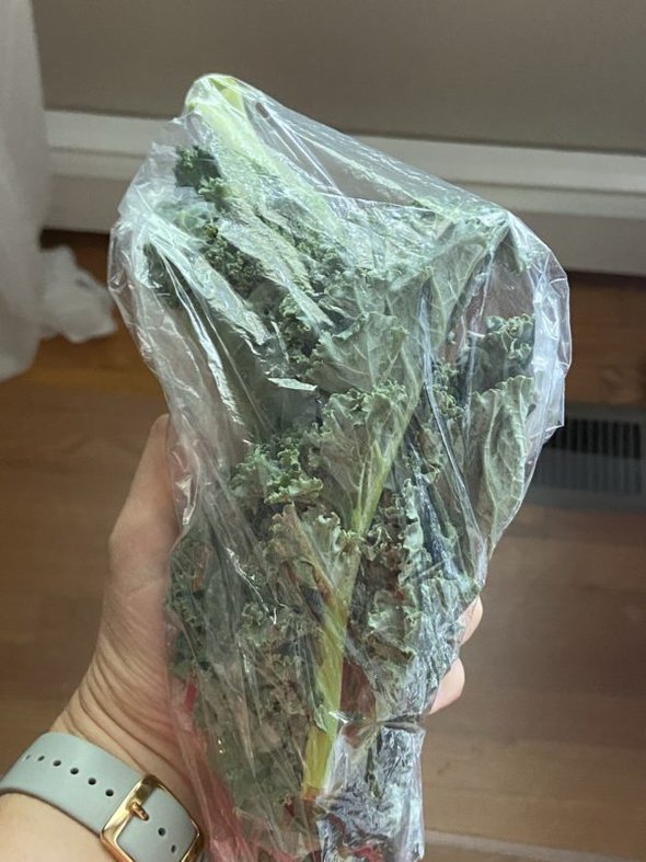 bag of kale.