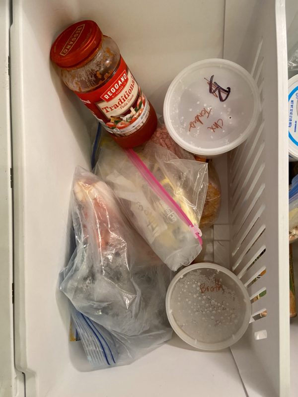 freezer drawer.