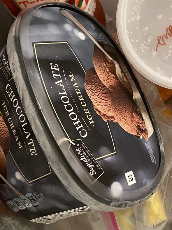 chocolate ice cream.