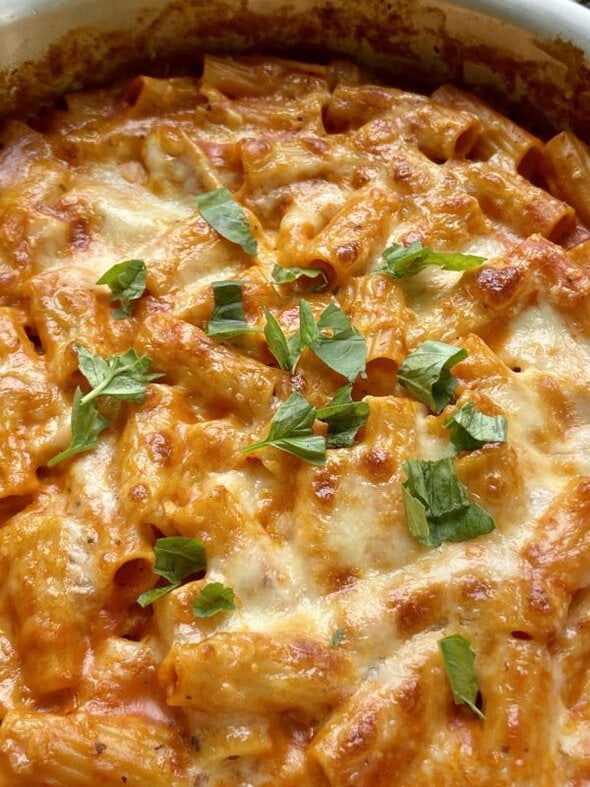 baked ziti.