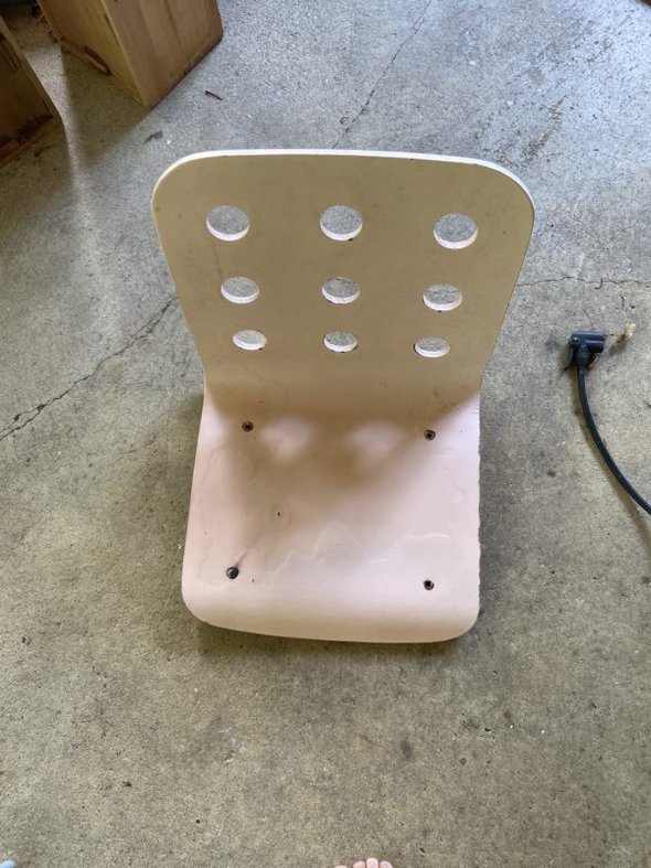 chair without legs.
