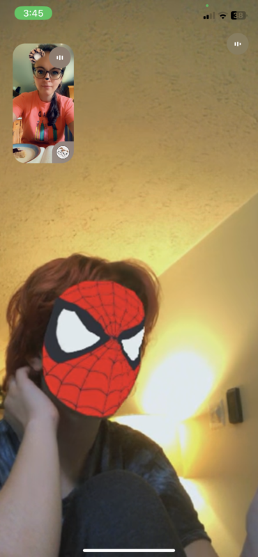 Kristen and Zoe's snapchat screen.