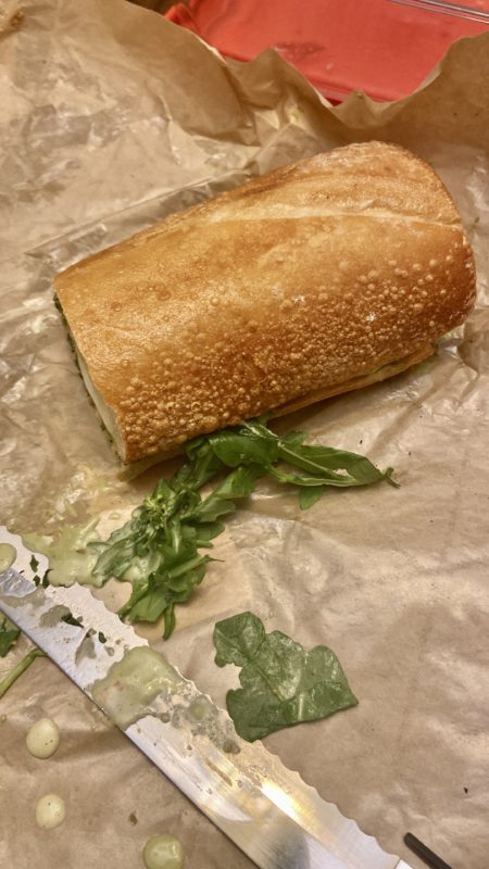 Panera sandwich.