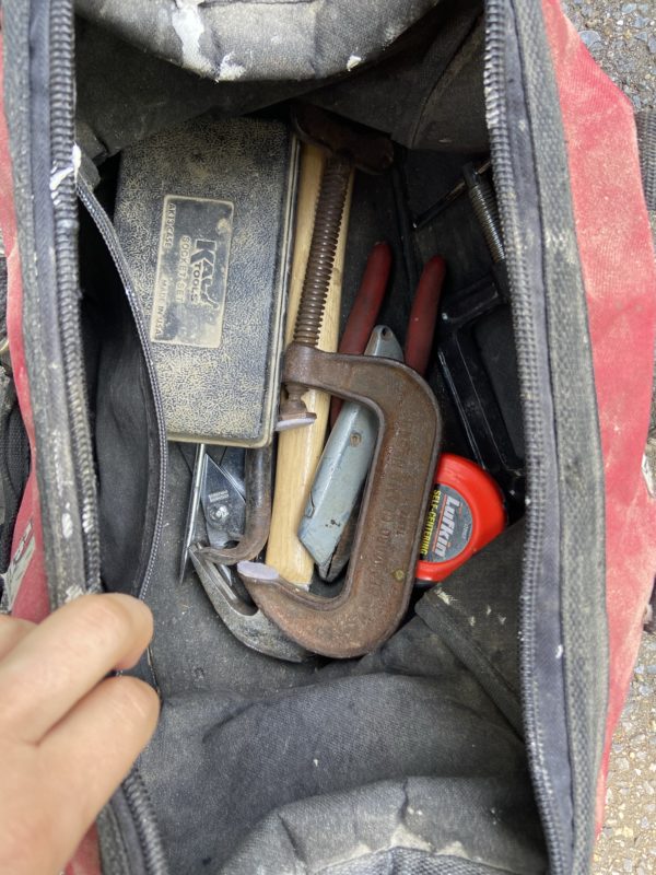 bag of tools.