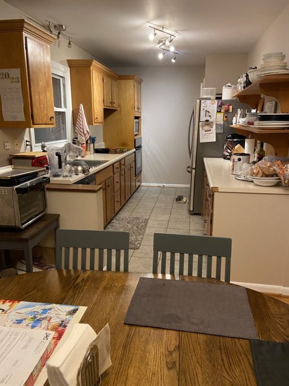 tidier kitchen.