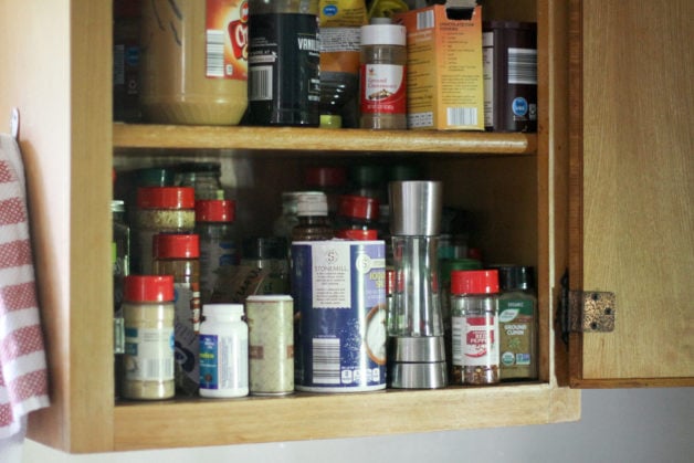 spice cabinet.