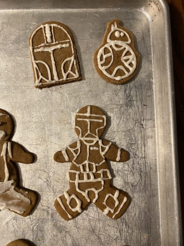 star wars gingerbread men.