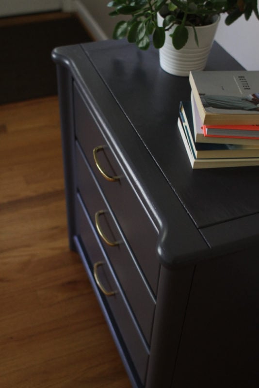 books on nightstand.