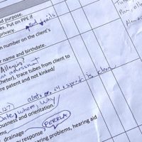 competency testing sheet.