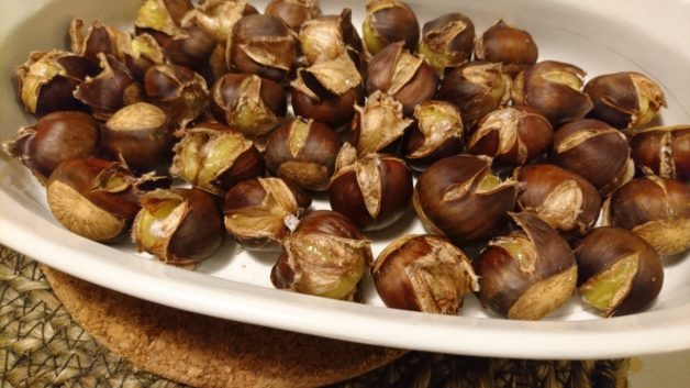 roasted chestnuts.