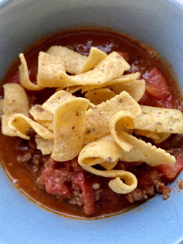 bowl of chili.