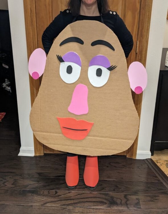 mrs. potato head costume.