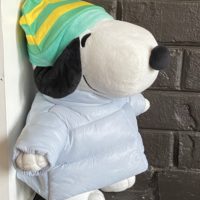puffer jacket snoopy.