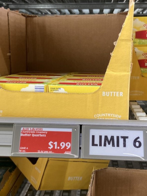 Aldi butter.