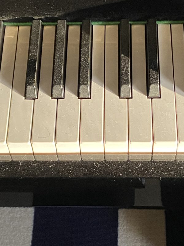 dusty piano.