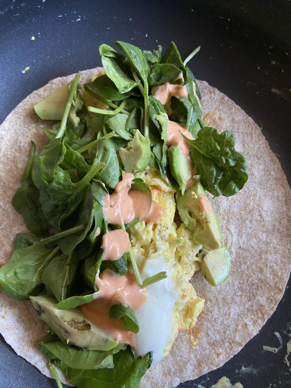 egg burrito.