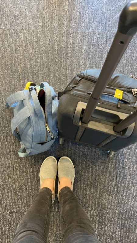 bags at airport.