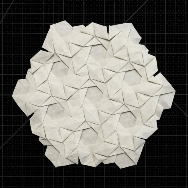 origami snowflake.