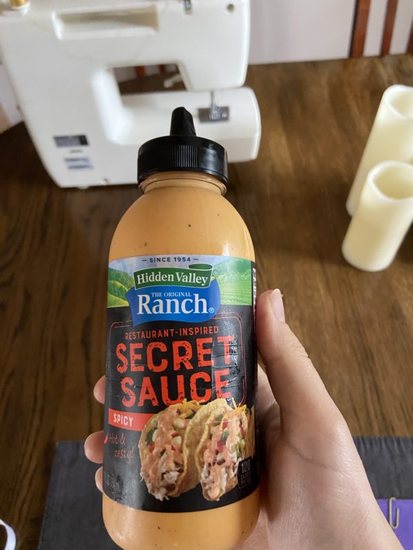 spicy ranch sauce.