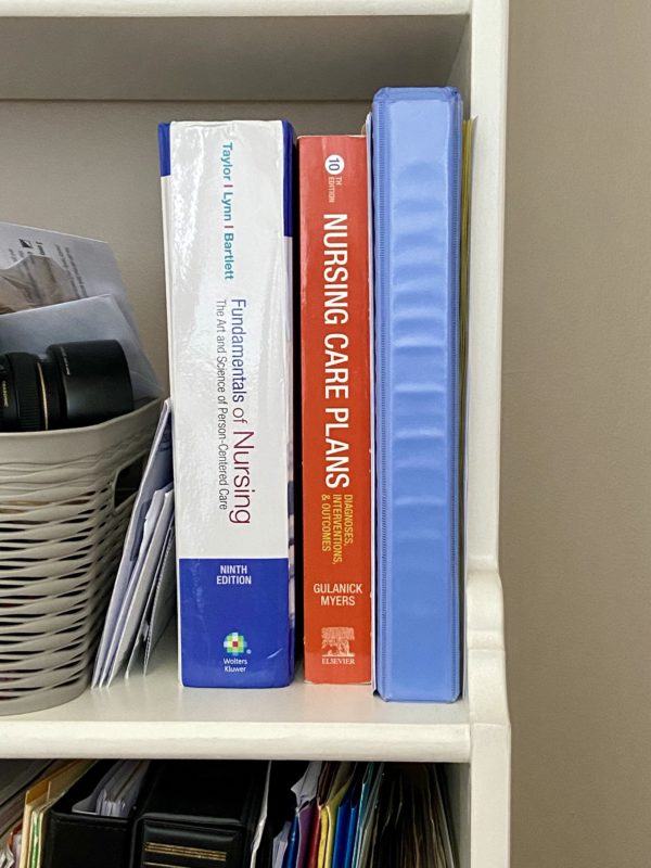 nursing school textbooks.