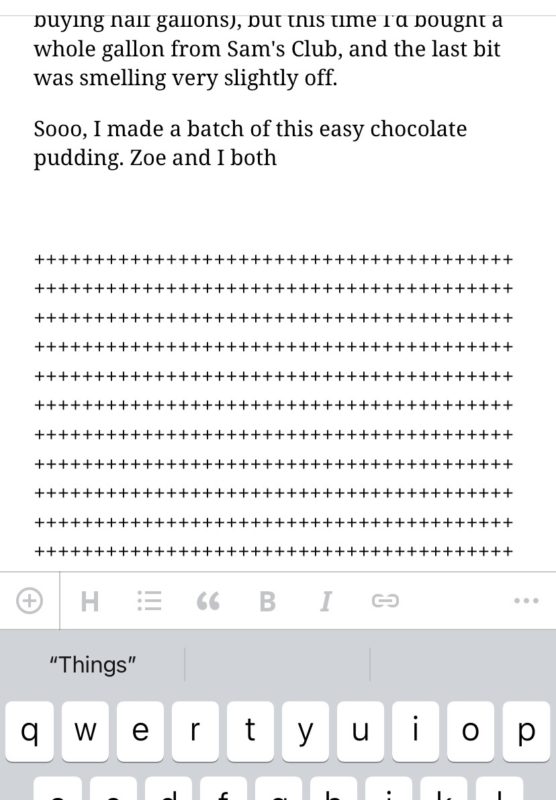 screenshot of a blog post.