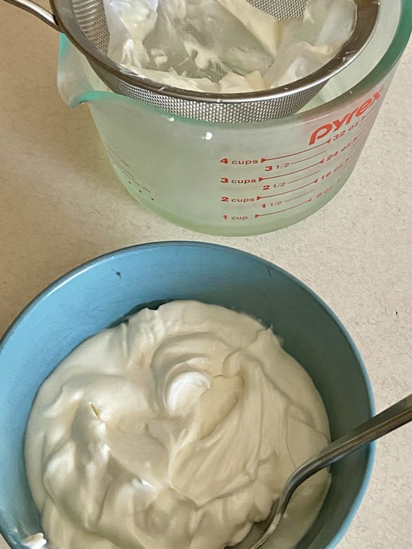 greek yogurt.