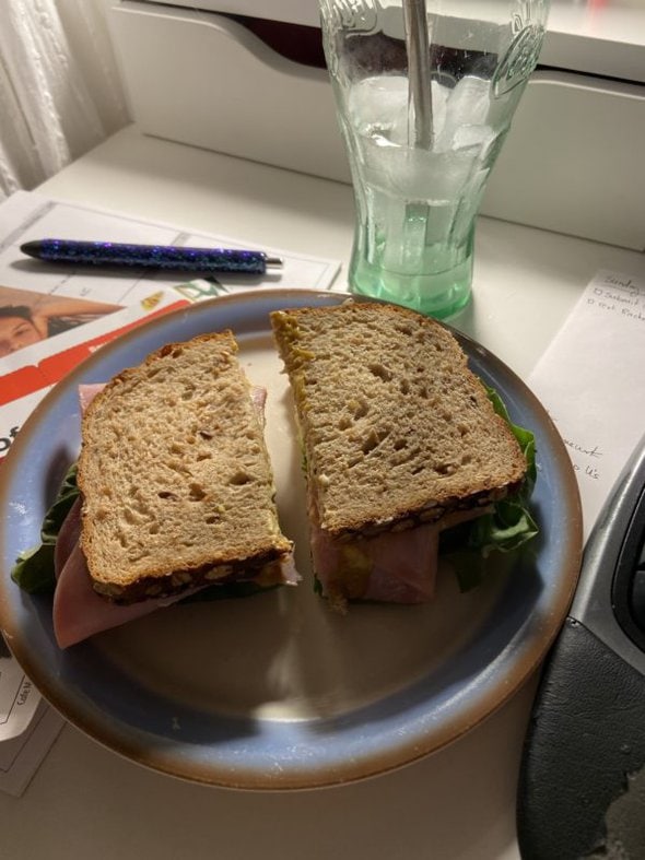 ham sandwich.