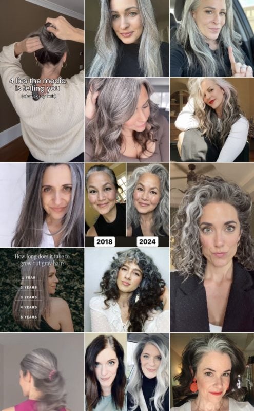 gray hair influencers.