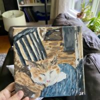 painting of chiquita.