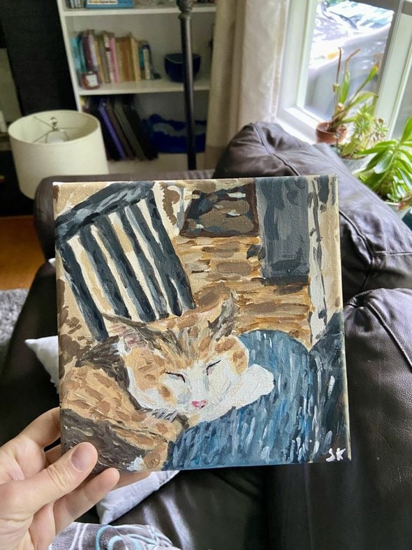 painting of chiquita.