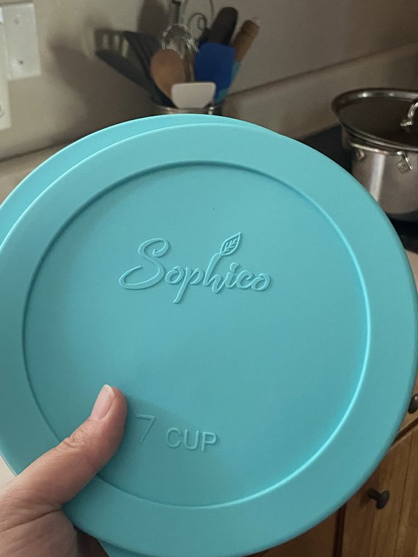 aqua sophico lids for pyrex.