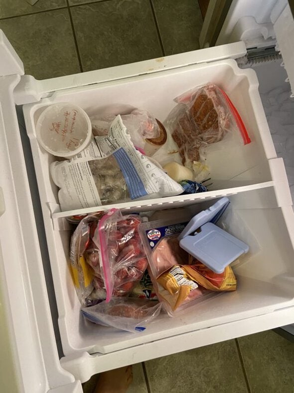 kitchen freezer.