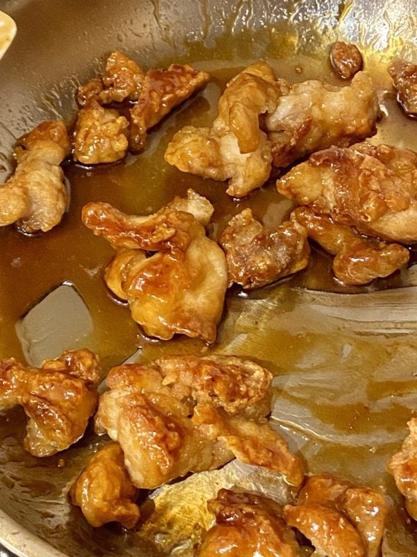 orange chicken.