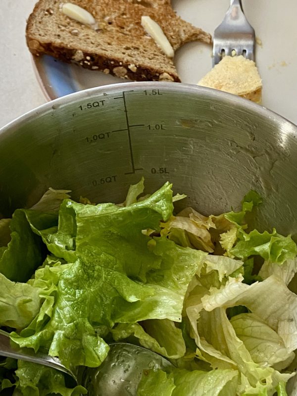 bowl of breakfast salad.