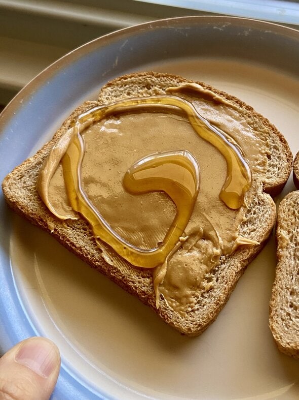 peanut butter sandwich.