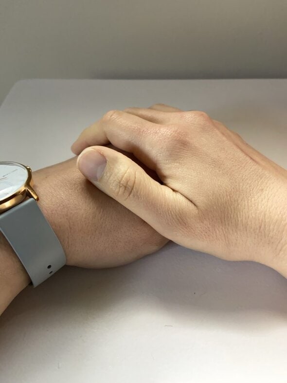 left hand and right hand.