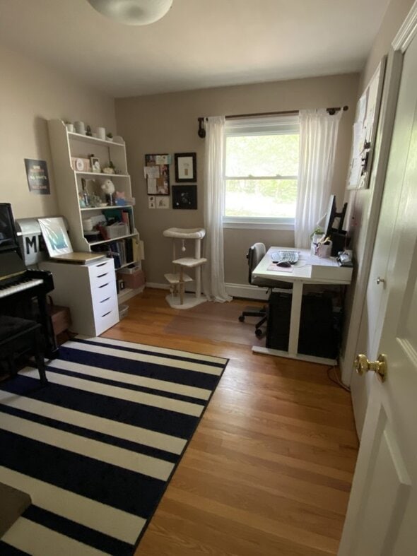 tidied office.