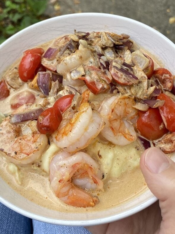 shrimp bowl.