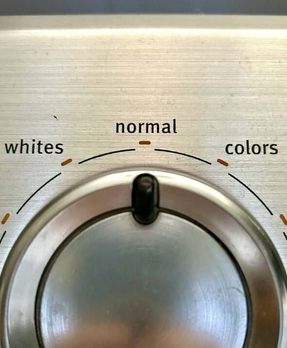 normal setting on washing machine.