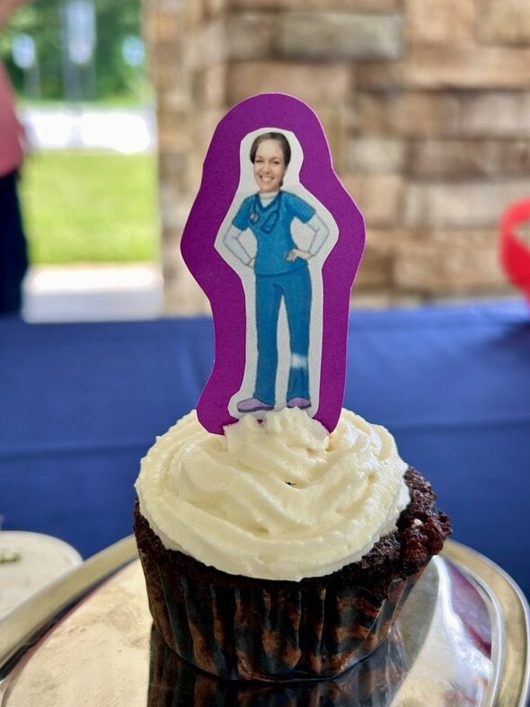 nurse cupcake.