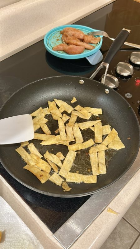 tortilla strips.