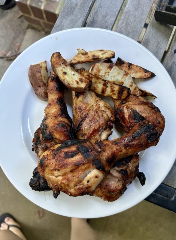 grilled chicken.