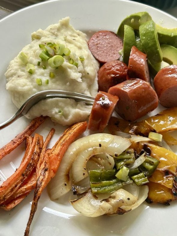 random dinner plate.